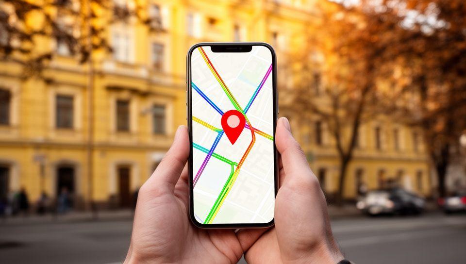 Пошук локального бізнесу на мапі зі смартфона